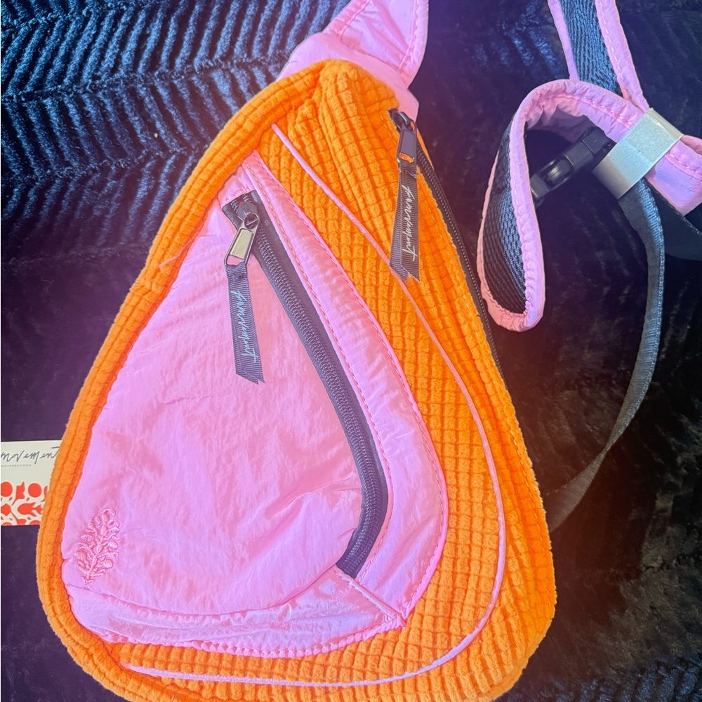 FP Movement by Free People Vibrant Pink and Orange Backpack